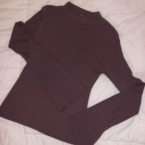 Bell Sleeve Mockneck
